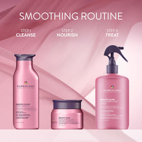 Pureology complementary ingredient bottles suggesting vegan, quality formulation