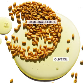 Pureology jar held in hand to show 6.8 fl oz scale and portability