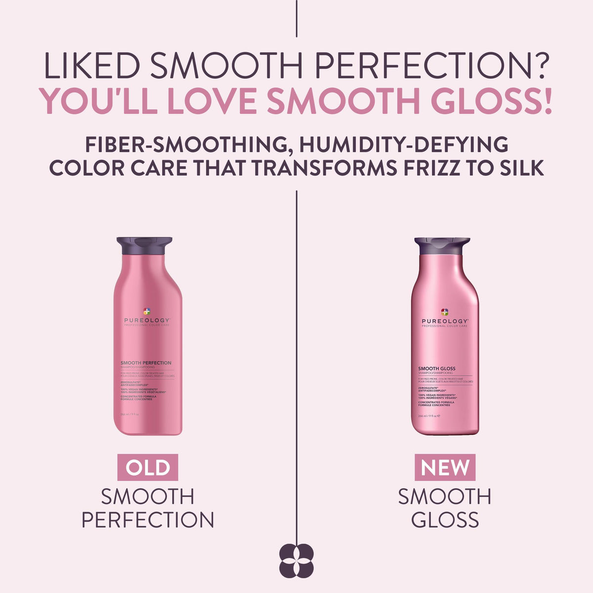 Pureology cap and pump detail highlighting easy dispensing and control