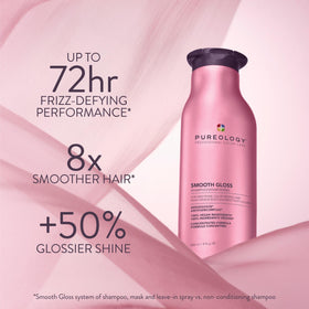 Pureology bottle in hand to show 9 fl oz scale and travel-friendly size
