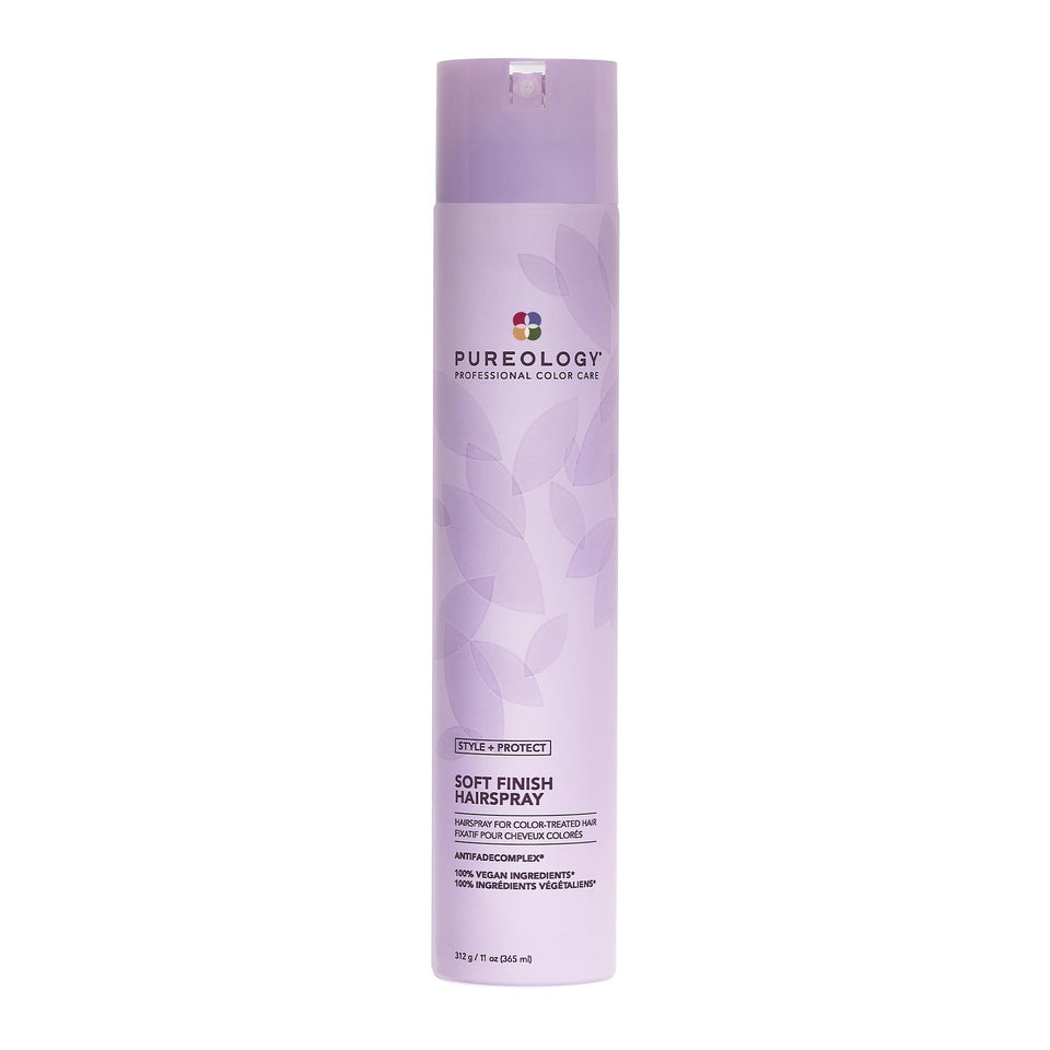 Pureology front packaging showing product and branding, protecting color