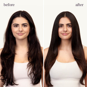 Pureology in-use styling image of waves with flexible, brushable hold