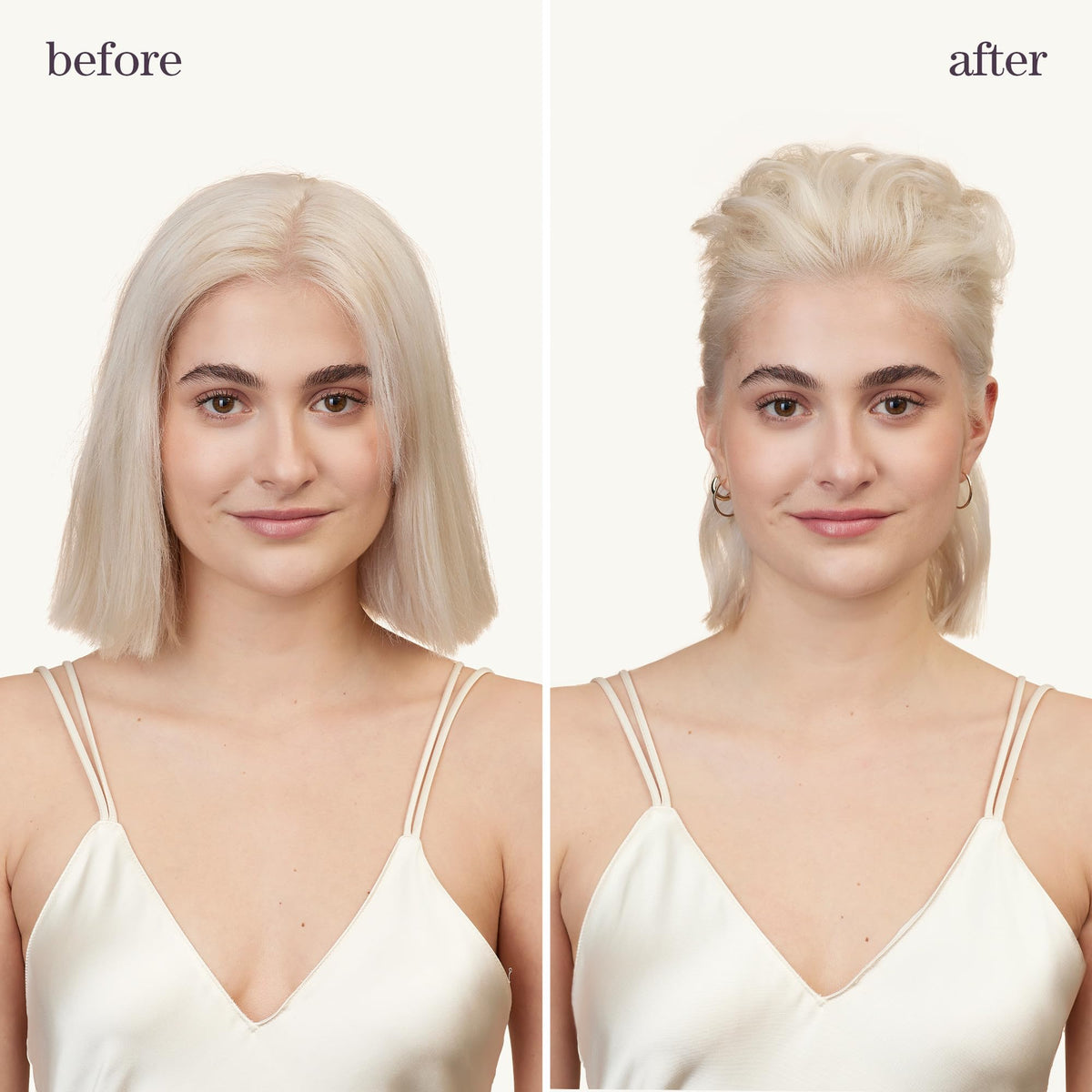 Pureology spray applicator used at roots for targeted lift benefit
