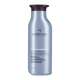 Pureology bottle front packaging showing product name and benefits