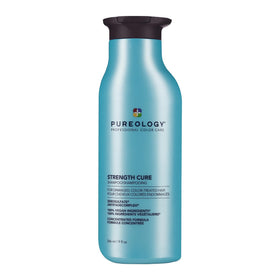 Pureology Strength Cure front bottle showing product and benefit