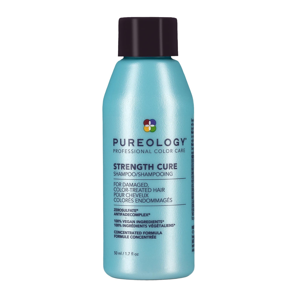 Pureology bottle front packaging showing brand and repair benefits