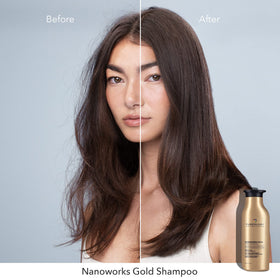 Pureology shampoo foam texture close-up illustrating rich lather and gentle cleansing