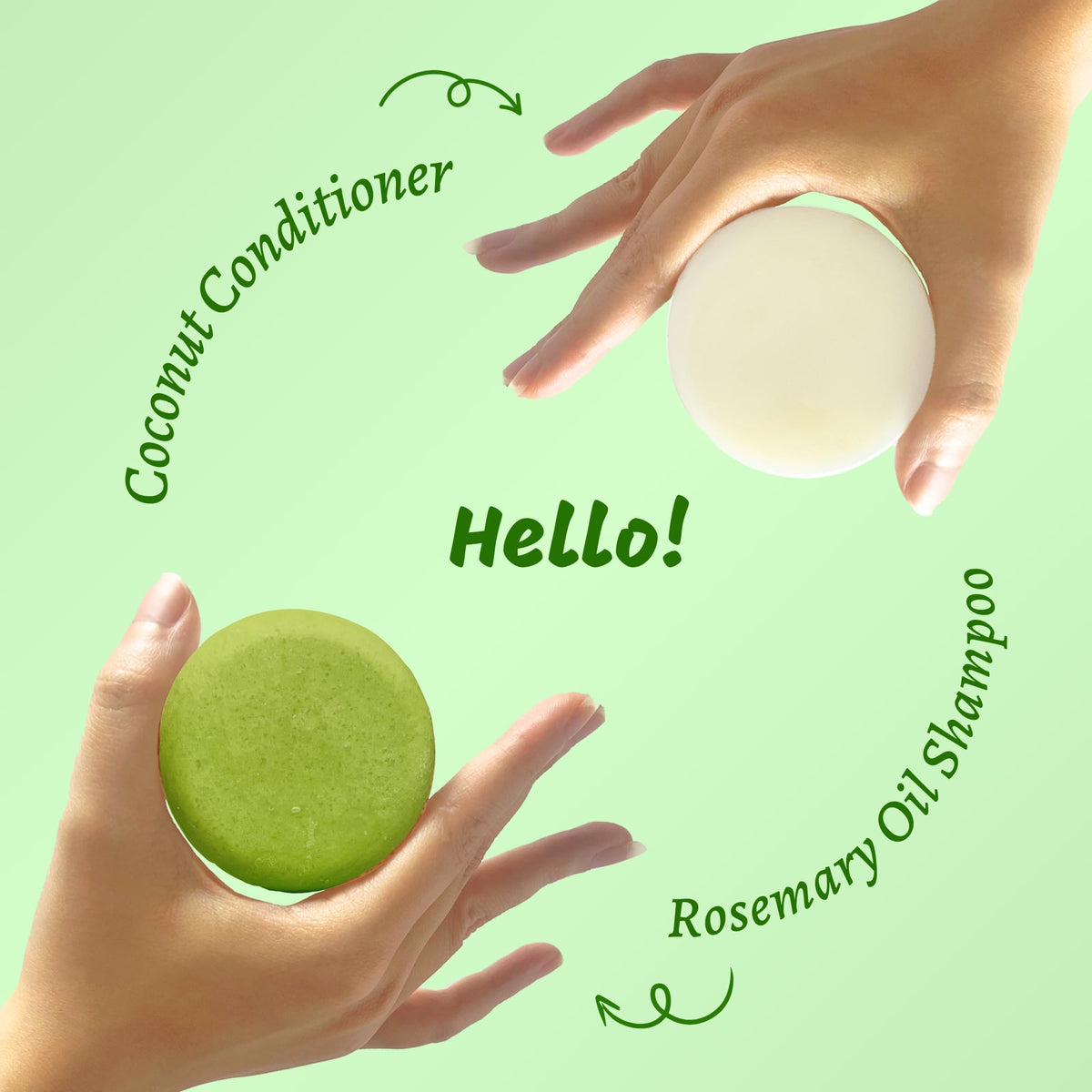 PureRootss bar in hands while wet illustrating easy application