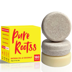 PureRootss bars on bathroom shelf demonstrating zero-waste sustainable routine