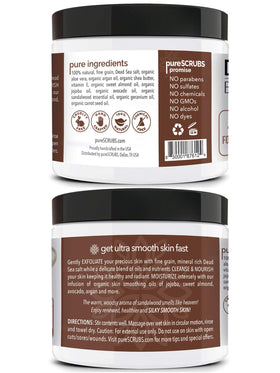 pureSCRUBS in-shower use demonstrating easy application and rinsing