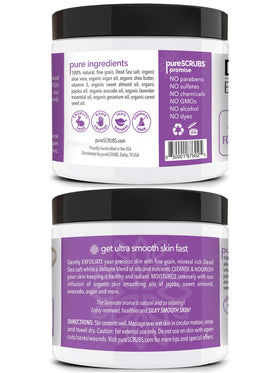 pureSCRUBS full kit styled on counter showing the set as a gift-ready kit