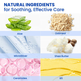 PURESKIN in-use caregiver applying cream to pressure area offering comfortable care