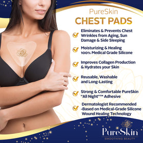 PureSkin pad beside coin size comparison for scale and coverage