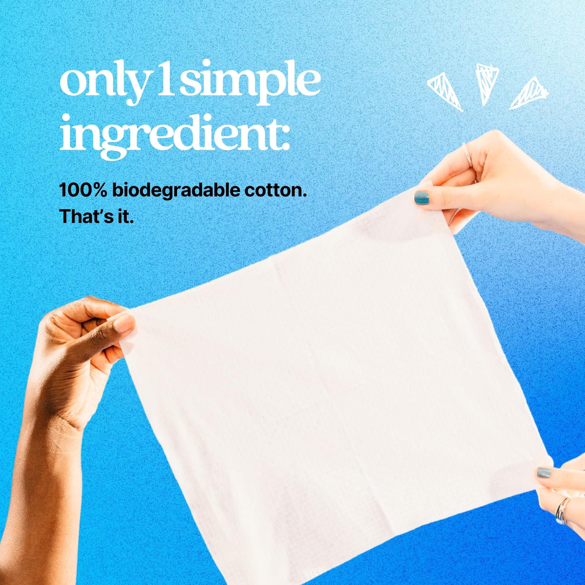 pureskin box open with neatly stacked disposable towels for hygiene