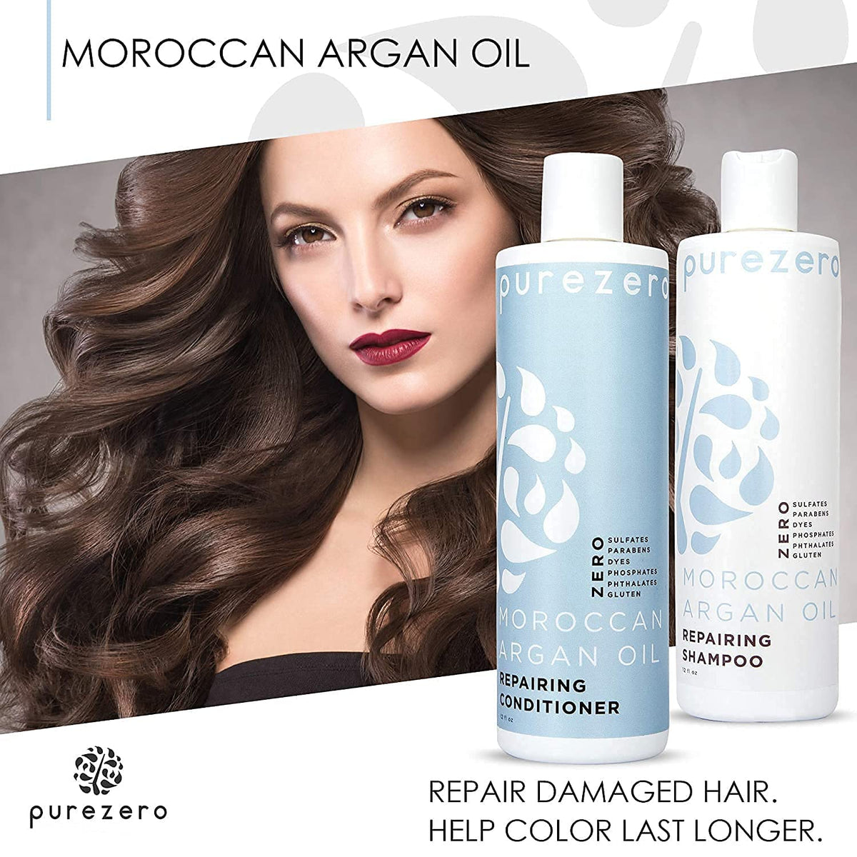 Purezero argan oil texture on palm demonstrating moisturizing shine benefits