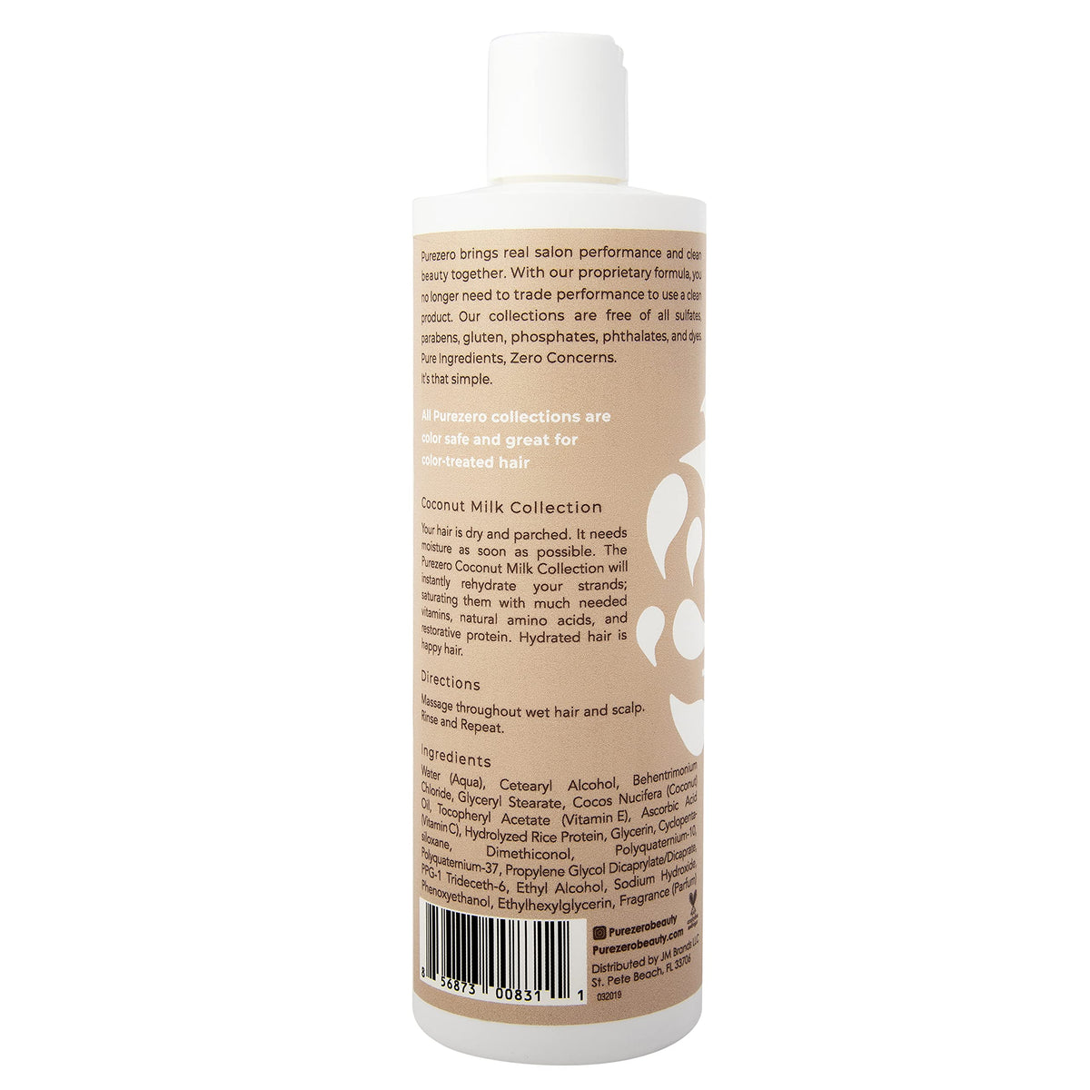 Purezero with coconut pieces highlighting natural coconut-derived nutrients