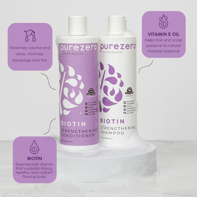 Purezero conditioner creamy texture providing hydration and detangling