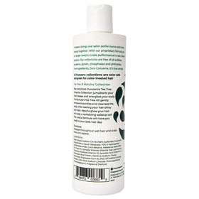 Purezero conditioner being rinsed showing smooth detangling benefit