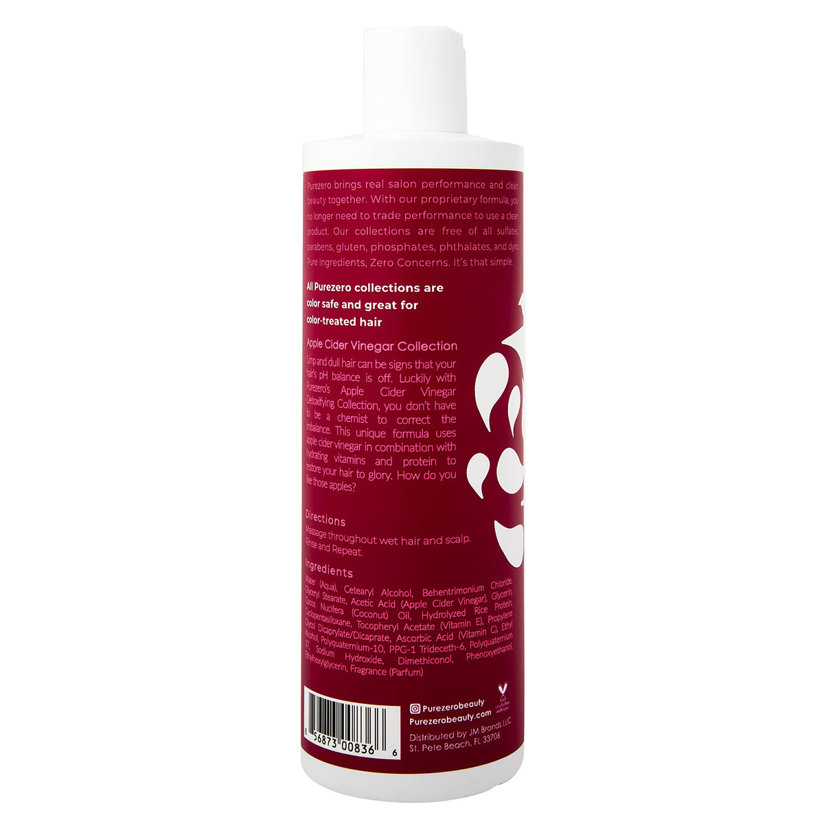 Purezero bottles in shower being applied for detox and hydration benefit