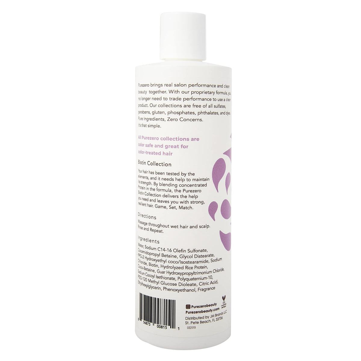 Purezero biotin ingredient focus signaling strengthening benefits