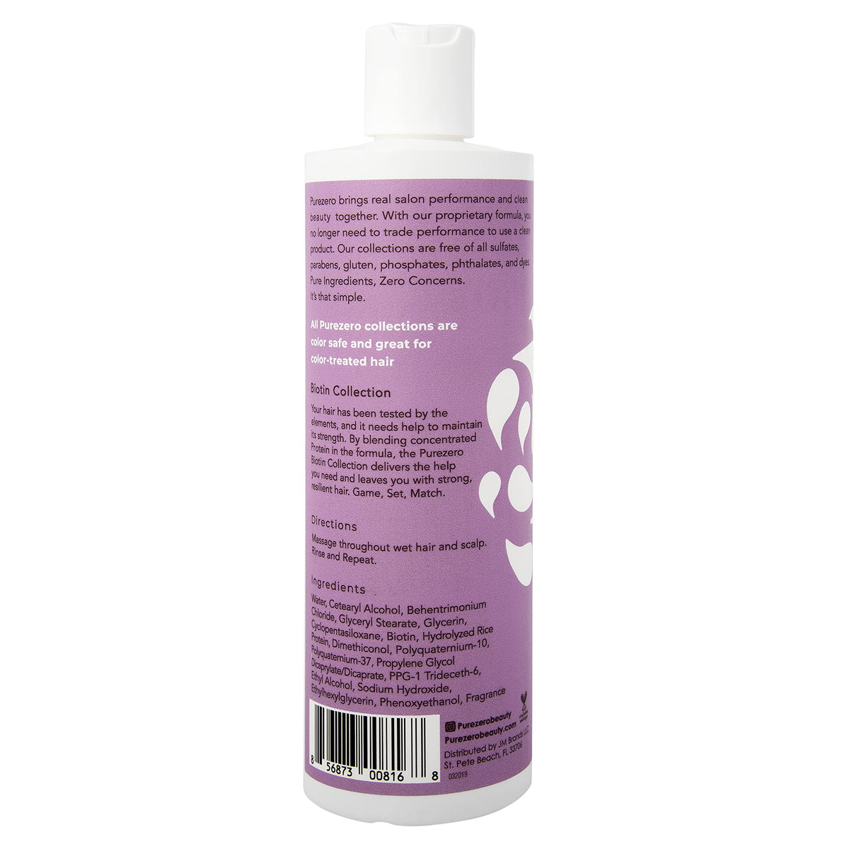 Purezero styled bathroom display conveying salon-quality routine