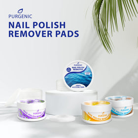Purgenic open jar with stacked pre-moistened pads highlighting convenience