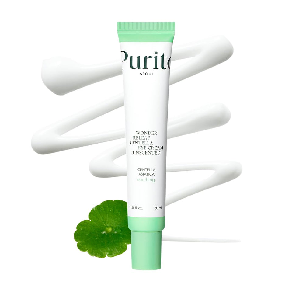 PURITO front tube showing label and gentle unscented benefit