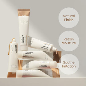 PURITO BB cream texture swirl showing creamy consistency and blendability