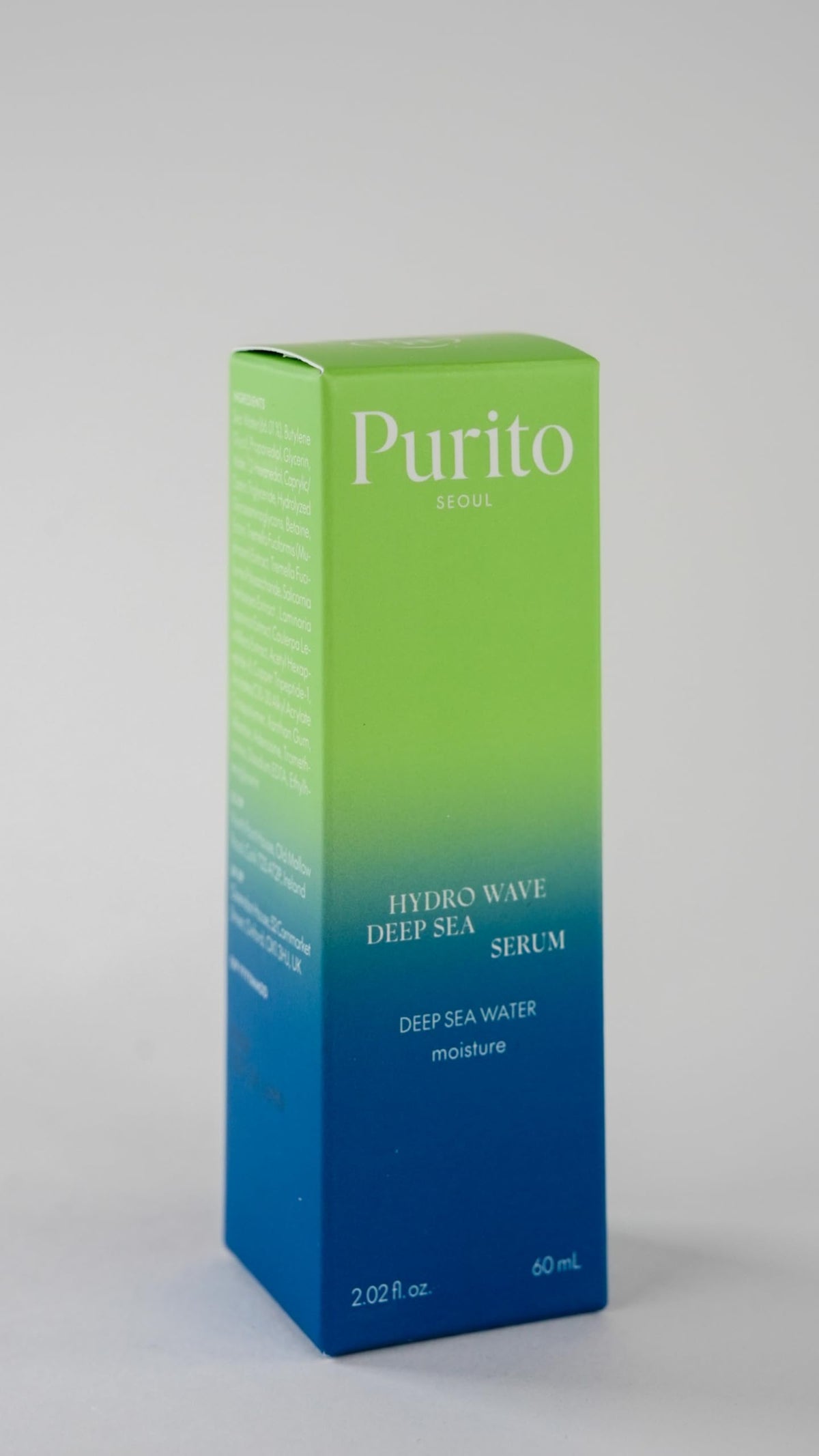 PURITO serum placed with moisturizer and sunscreen for layering benefit