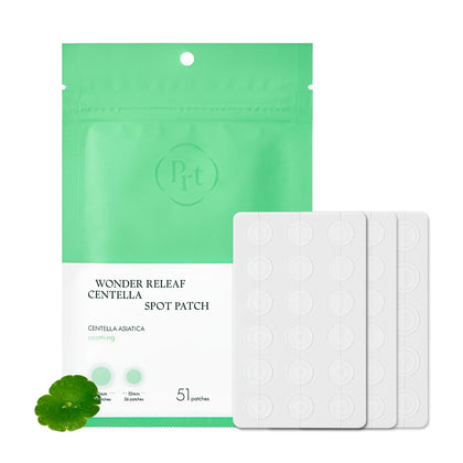 PURITO front packaging showing product name and count, clear benefit of soothing