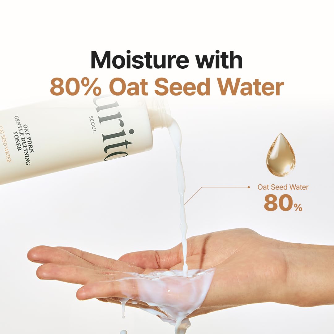 PURITO applied on hand showing calming hydration and barrier-support benefit