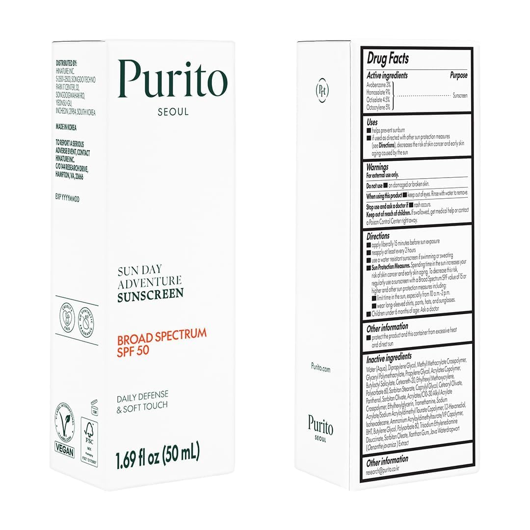 PURITO lifestyle image outdoors showing comfortable, all-day wear
