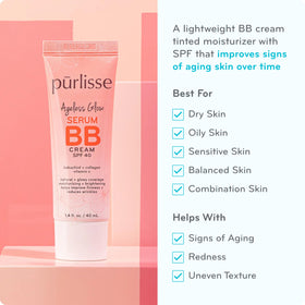 pūrlisse close-up texture swipe showing creamy, glowy finish and blendability