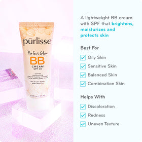 pūrlisse creamy texture swipe illustrating blendable coverage benefits