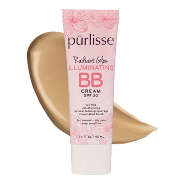 pūrlisse front packaging medium tube showing product and SPF benefit