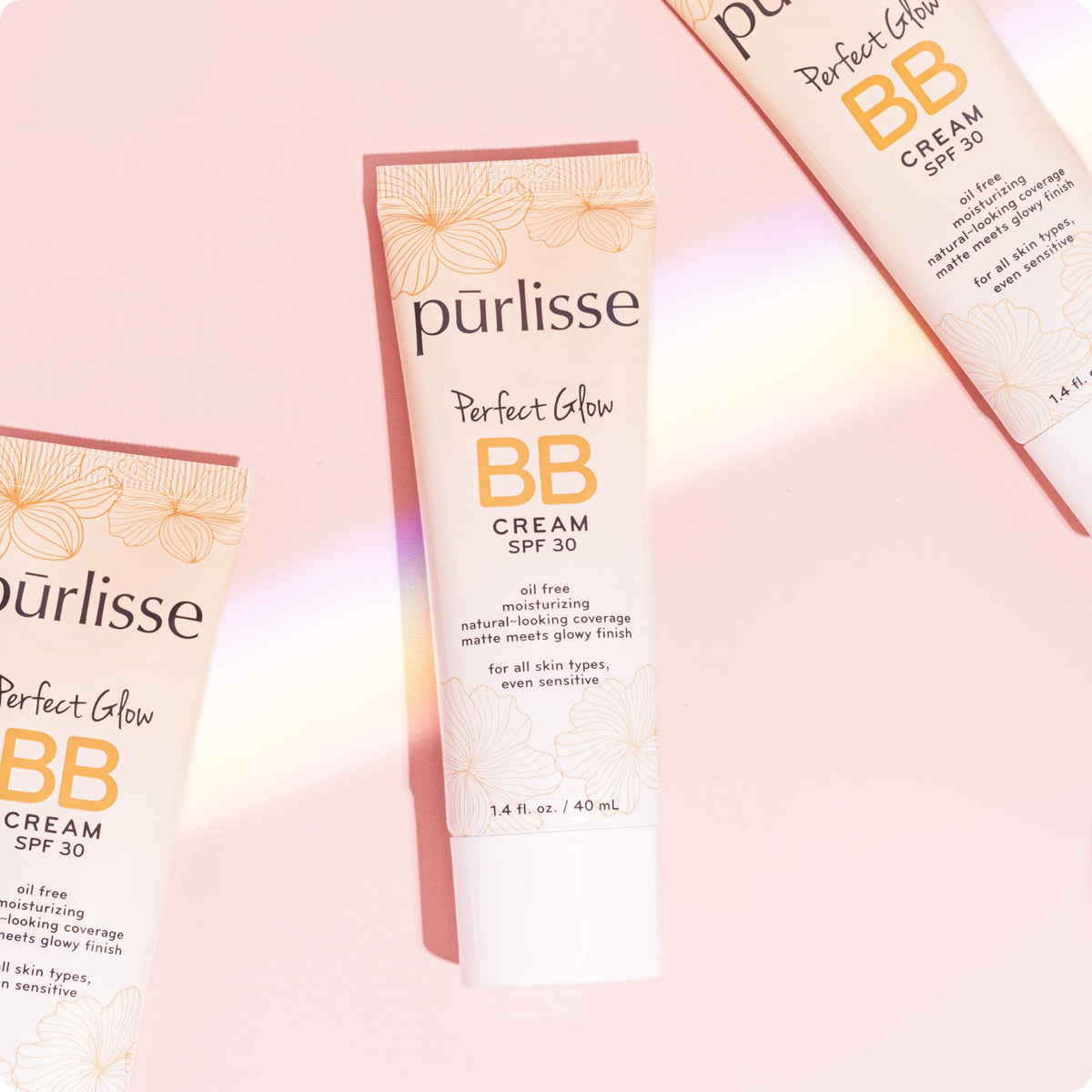 pūrlisse ingredients panel close-up showing botanical extracts and clean formula
