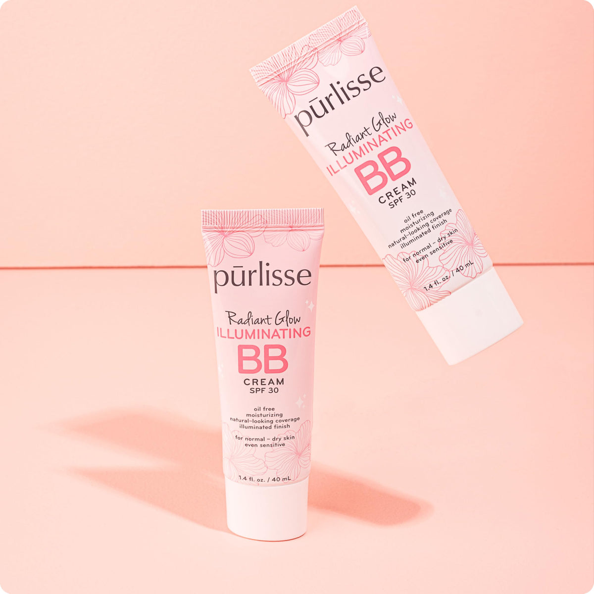 pūrlisse brush blending BB cream for polished, airbrushed finish and even coverage