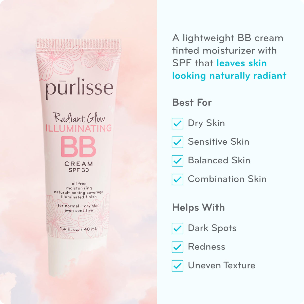 pūrlisse cream texture swirl highlighting silky, dewy finish and blendable formula