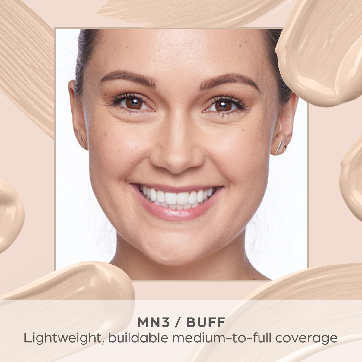 PÜR MINERALS concealer being applied with finger to conceal blemish for natural finish