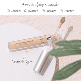 PÜR MINERALS open concealer revealing creamy texture that hydrates and blends smoothly