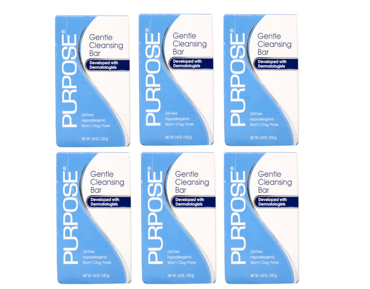 PURPOSE cleansing bar front packaging showing product and benefits