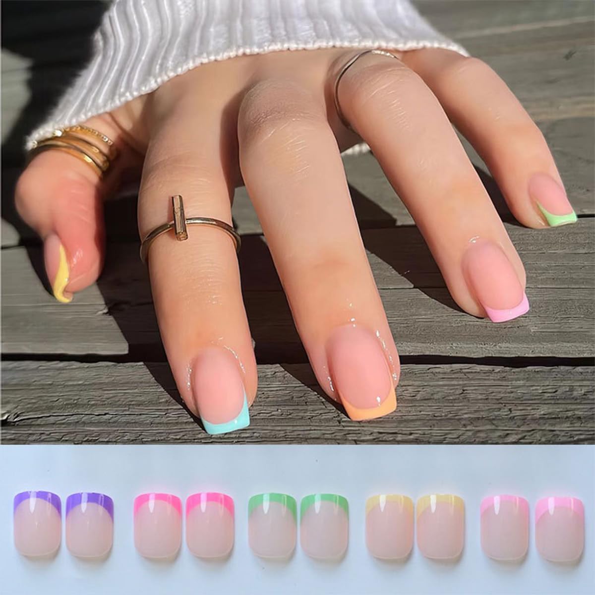 Puyokinm numbered tips top view for easy size matching and quick selection