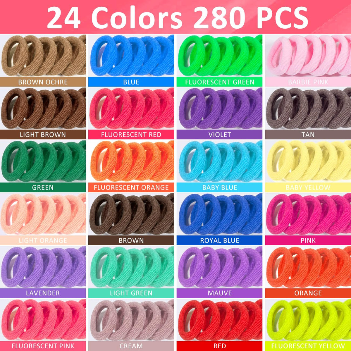 Pydeeirom organizer box open with 24 colors visible for quick selection
