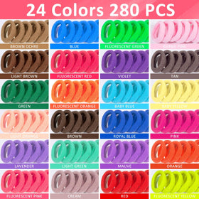 Pydeeirom organizer box open with 24 colors visible for quick selection