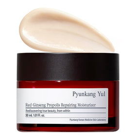 Pyunkang Yul cream texture closeup showing rich emollient for deep moisture