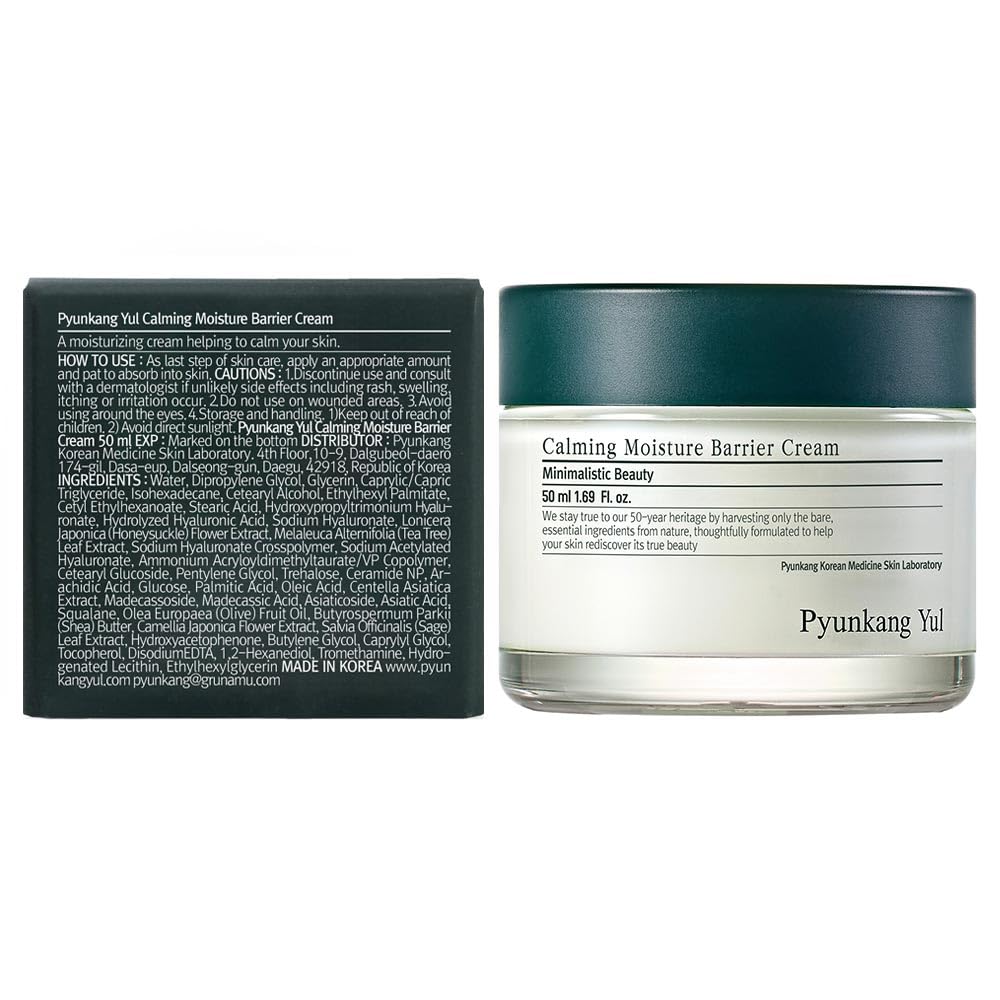 Pyunkang Yul cream texture closeup demonstrating lightweight hydration