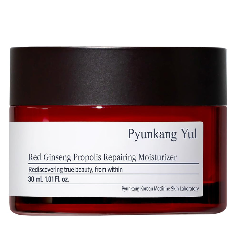 Pyunkang Yul front jar showing product and calming design benefit hydration