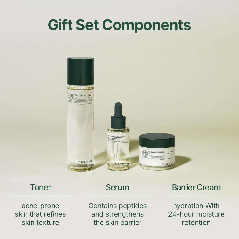 Pyunkang Yul key ingredients tea tree and centella display soothing, sebum-balancing benefits