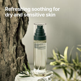 Pyunkang Yul mist nozzle close-up demonstrating fine spray for even coverage