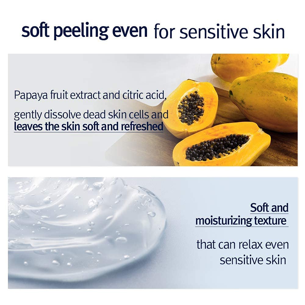 Pyunkang Yul peeling gel in hand showing size and easy application